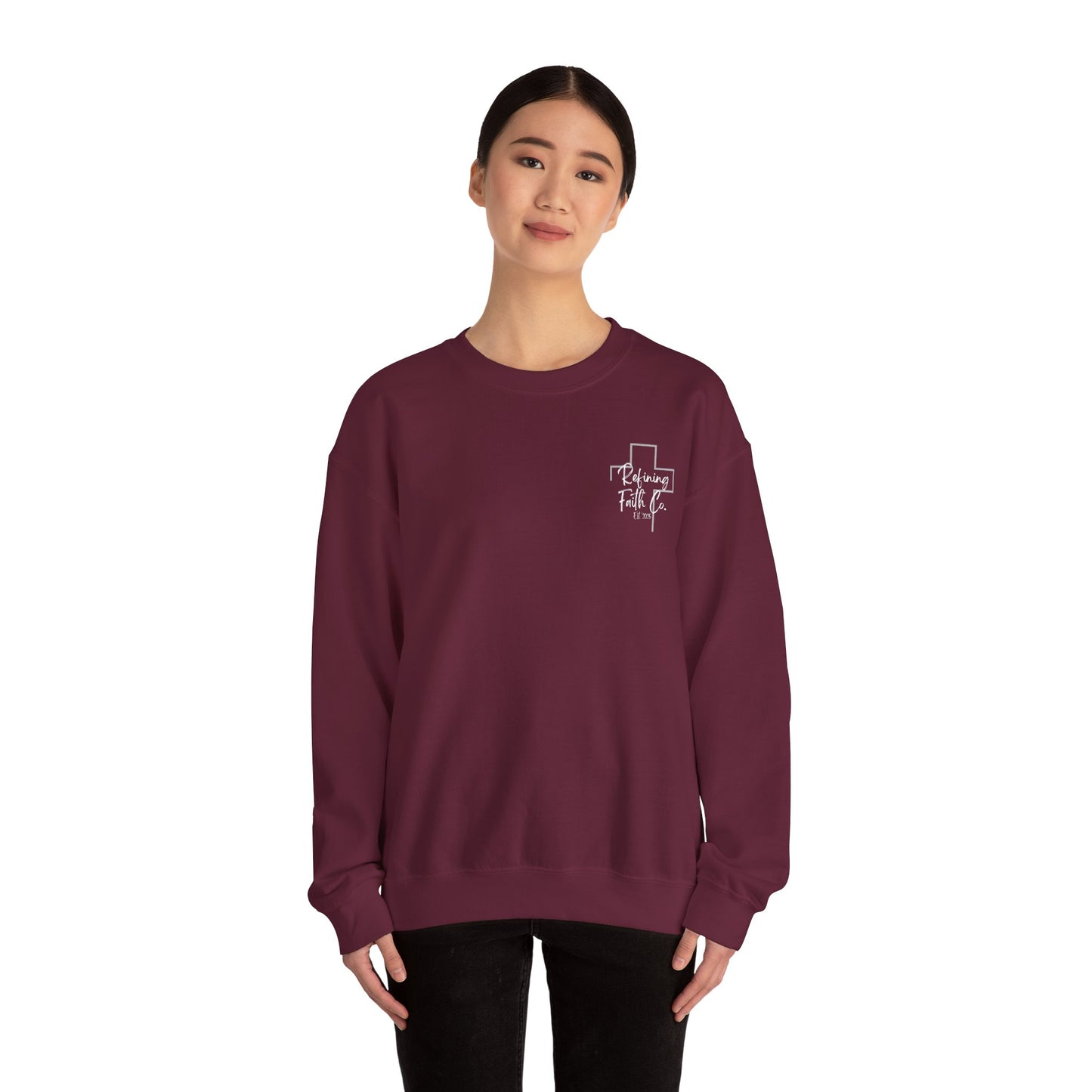YOU ARE SO LOVED WHITE FONT ADULT SWEATSHIRT