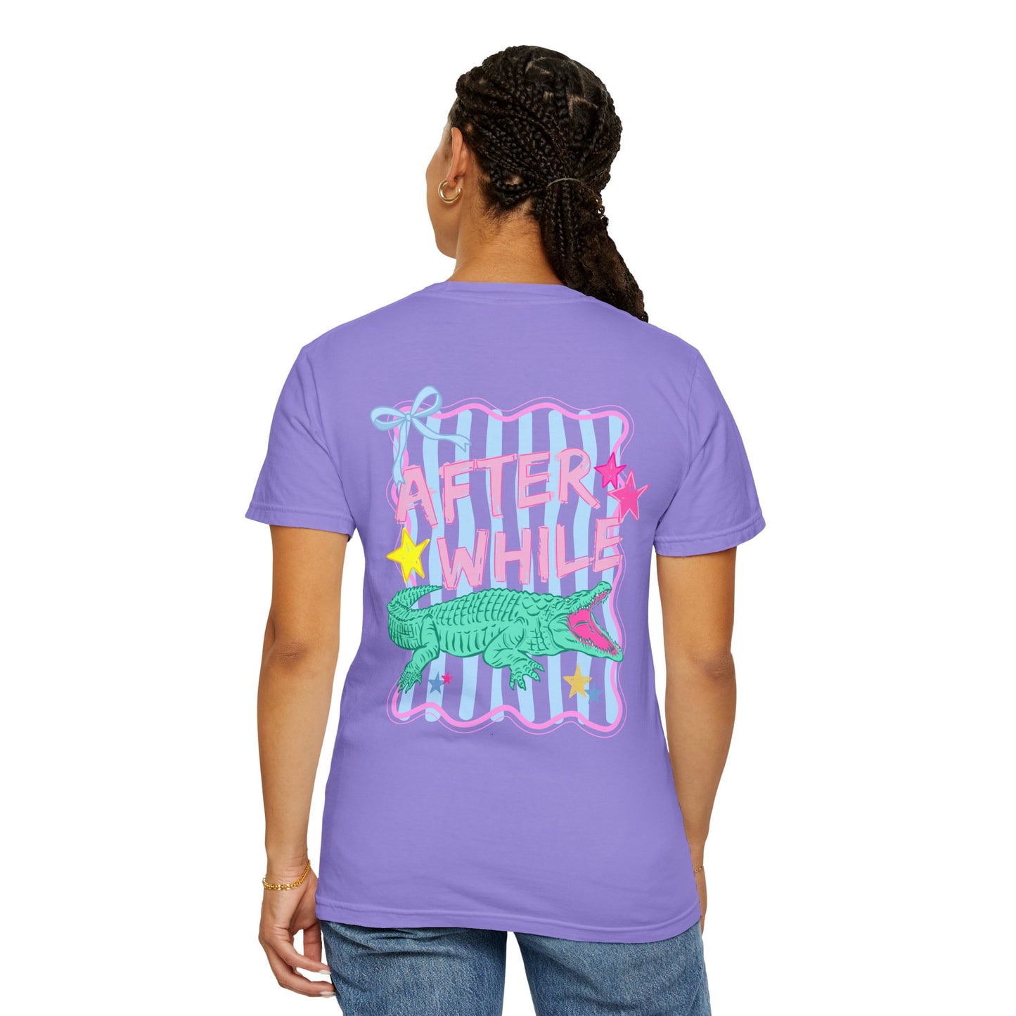 COMFORT COLORS - After While Crocodile T-Shirt — Pastel Retro Graphic Tee