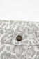 Gray Leopard Frayed Edge Wide Leg High Waist Jeans