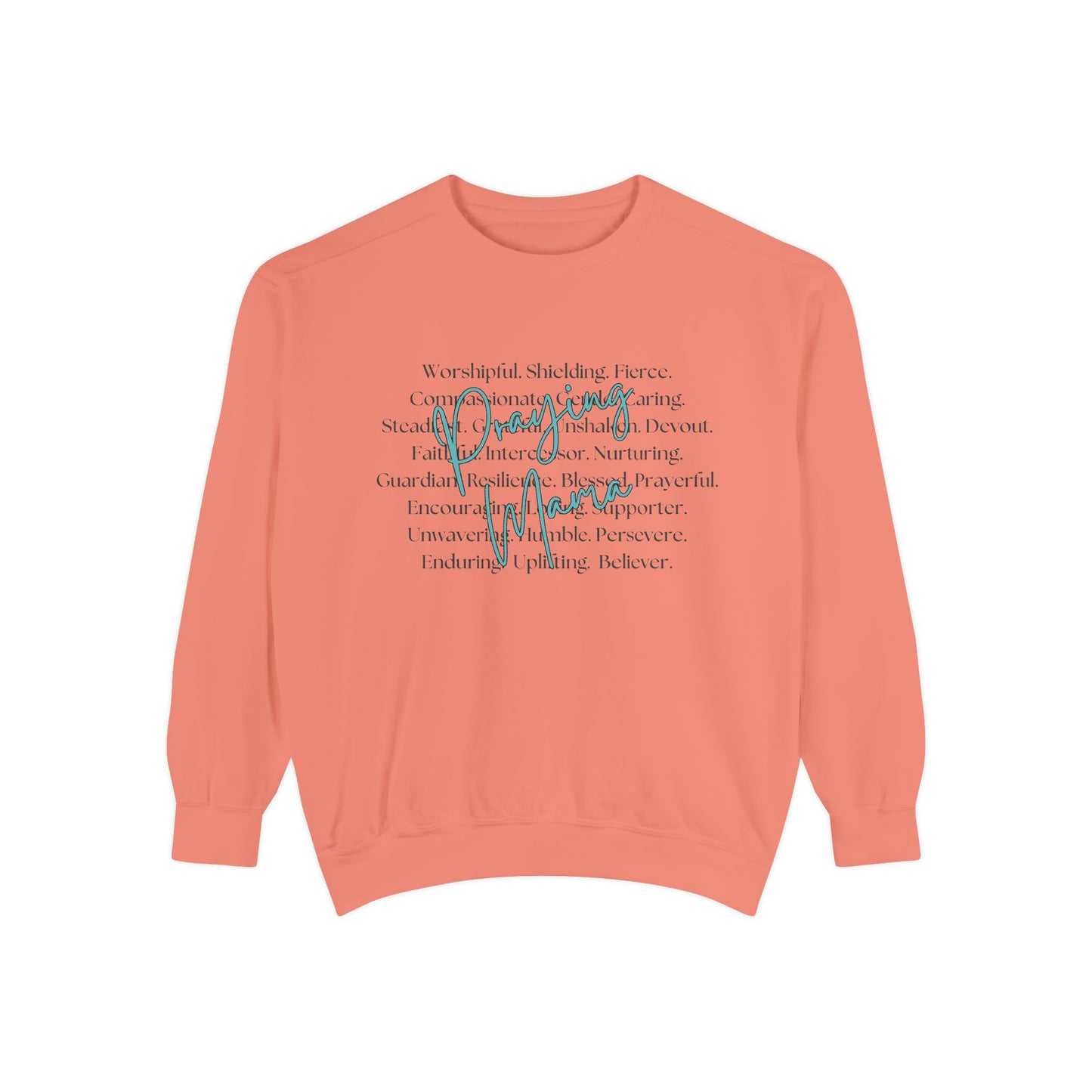 COMFORT COLORS - Peace Script Sweatshirt — Inspirational 'Peace' Typography Crewneck