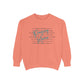 COMFORT COLORS - Peace Script Sweatshirt — Inspirational 'Peace' Typography Crewneck
