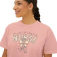 COMFORT COLOR - Nurse Boxy Tee — Floral Stethoscope Graphic for Women, "Nurse" Gift