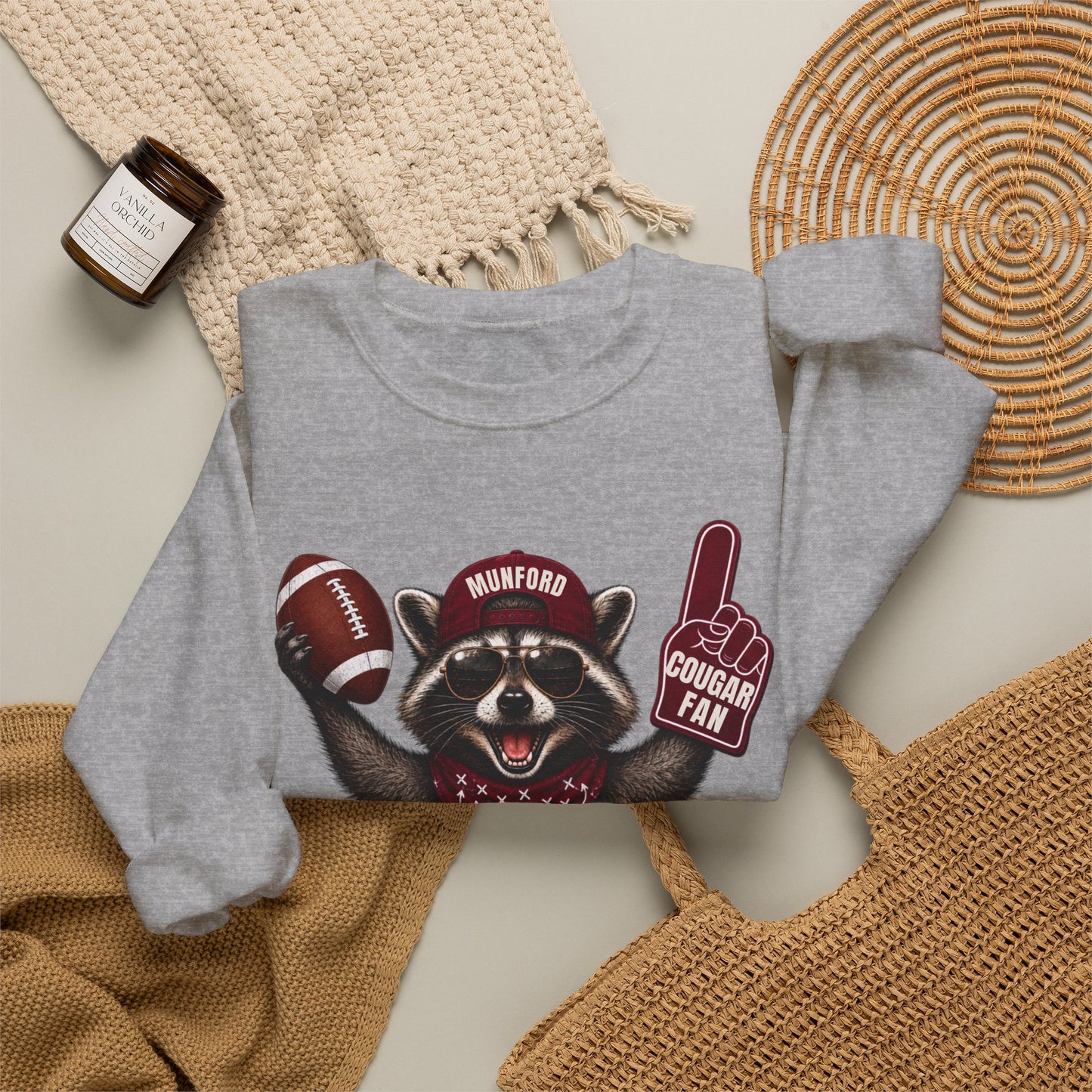GILDAN - COUGARS - Unisex Heavy Blend™ Crewneck Sweatshirt