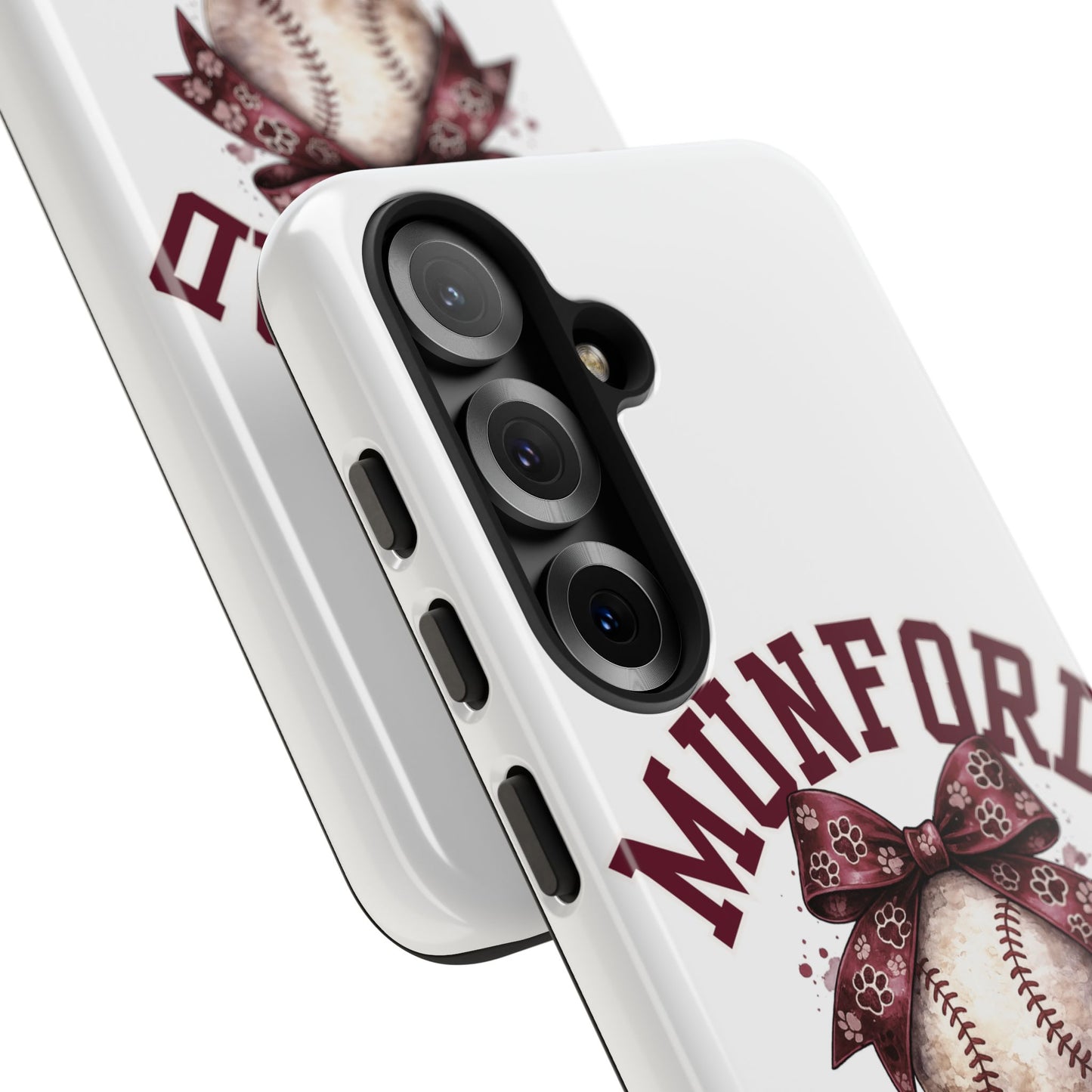 *** NEED TO PERSONALIZE THIS ? - DO NOT PURCHASE THIS ITEM - EMAIL ME @REFININGFAITHCOMPANY@GMAIL.COM - Munford Cougars Baseball Phone Case - Tough Cases Sports Team Phone Cover
