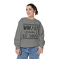 COMFORT COLORS - WWJD? Probably Flip Tables Sweatshirt — Funny Meme Graphic Crewneck