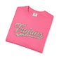 COMFORT COLORS - Trojans Leopard Script T-Shirt