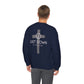 GET DOWN IN THE GOSPEL GRAY CROSS WHITE FONT
