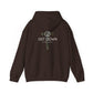 GET DOWN IN THE GOSPEL ADULT HOODIE GREEN CAMO CROSS