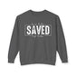 COMFORT COLORS - Saved By Grace Sweatshirt — Christian Inspirational Crewneck