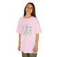 **PERSONALIZE IT ** Kids Tee — Pastel Floral Bunnies "Hello Spring" Easter Shirt