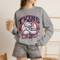 Twins Tipton County Baseball Crewneck Sweatshirt – Est. 2028 Vintage Mascot