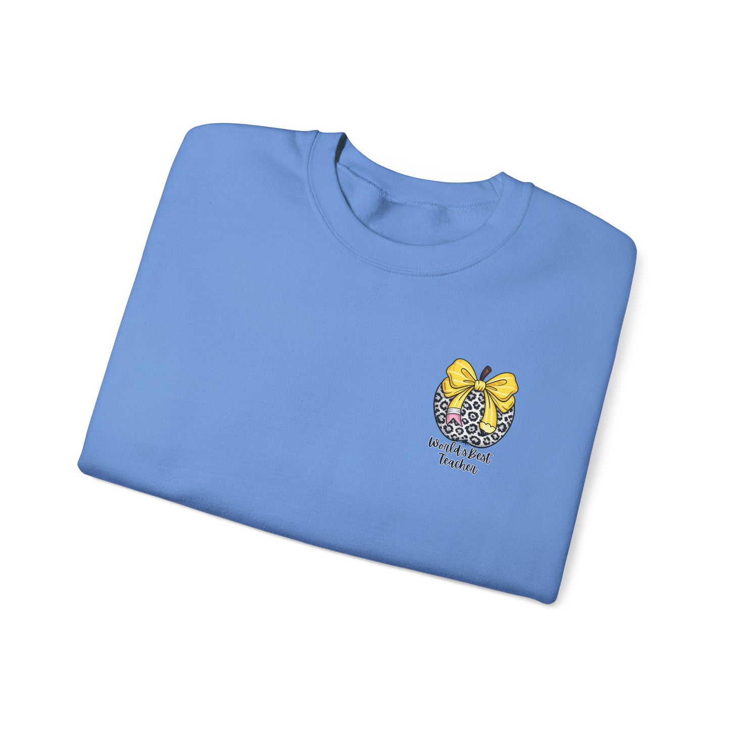 GILDAN - WORLD'S BEST TEACHER  - WITH FRONT AND BACK PRINTING
