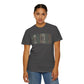 COMFORT COLORS - Teacher Graphic T-Shirt — Floral Pattern "TEACHER" Tee