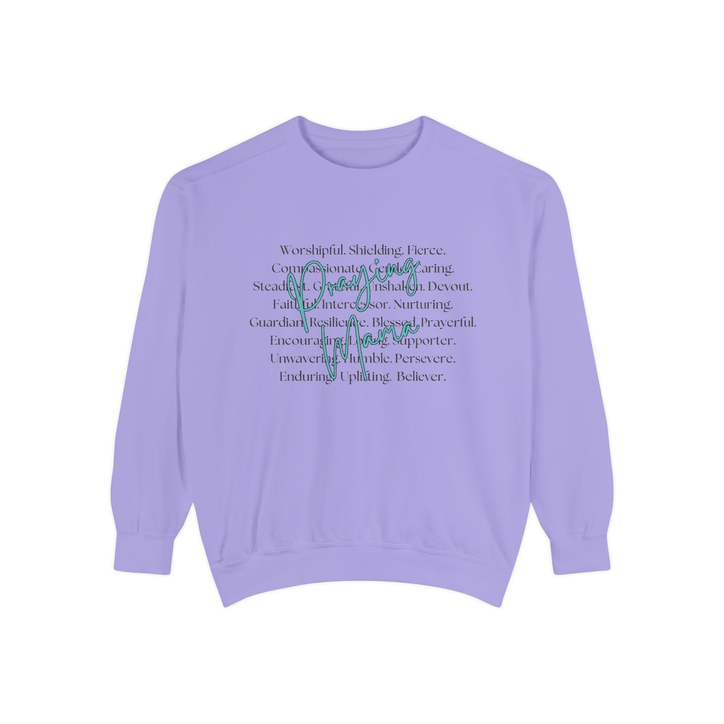 COMFORT COLORS - Peace Script Sweatshirt — Inspirational 'Peace' Typography Crewneck