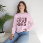 GILDAN - Cougars Paw Crewneck Sweatshirt – Vintage Distressed Cougar Paw Graphic