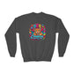 GILDAN - Youth Crewneck Sweatshirt — Vibrant 'DES Cougars' Mascot Graphic