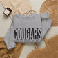 GILDAN -Cougars Crewneck Sweatshirt – “They Hate Us Because They Ain’t Us” Retro Sports Style