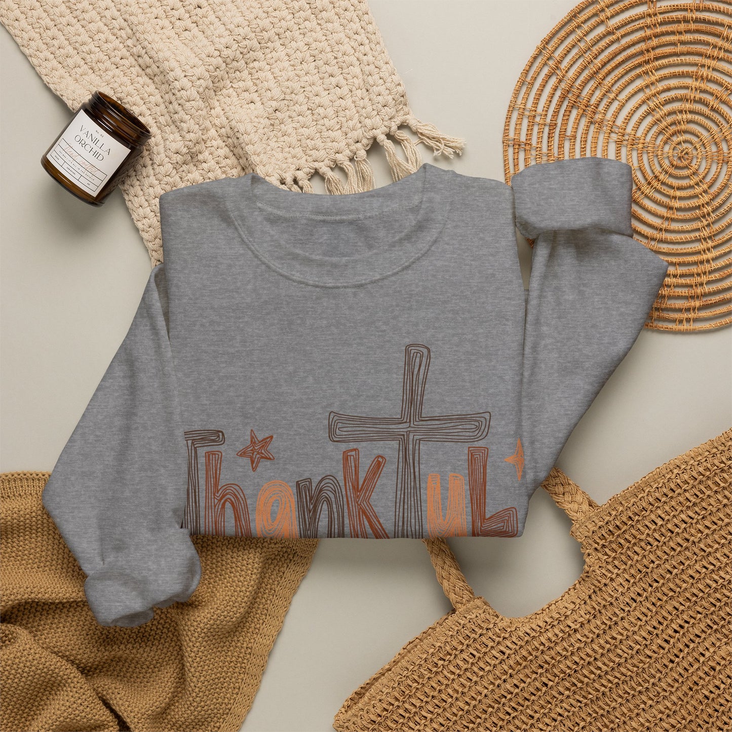 GILDAN - Thankful Cross Sweatshirt