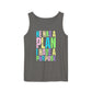 COMFORT COLORS - Inspirational Tank Top — "He Has a Plan, I Have a Purpose" Motivational Graphic Tank