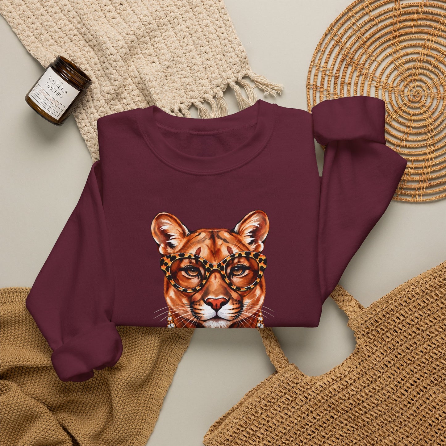 GILDAN - Classy Lil Kickoff  Cougar Graphic Sweatshirt