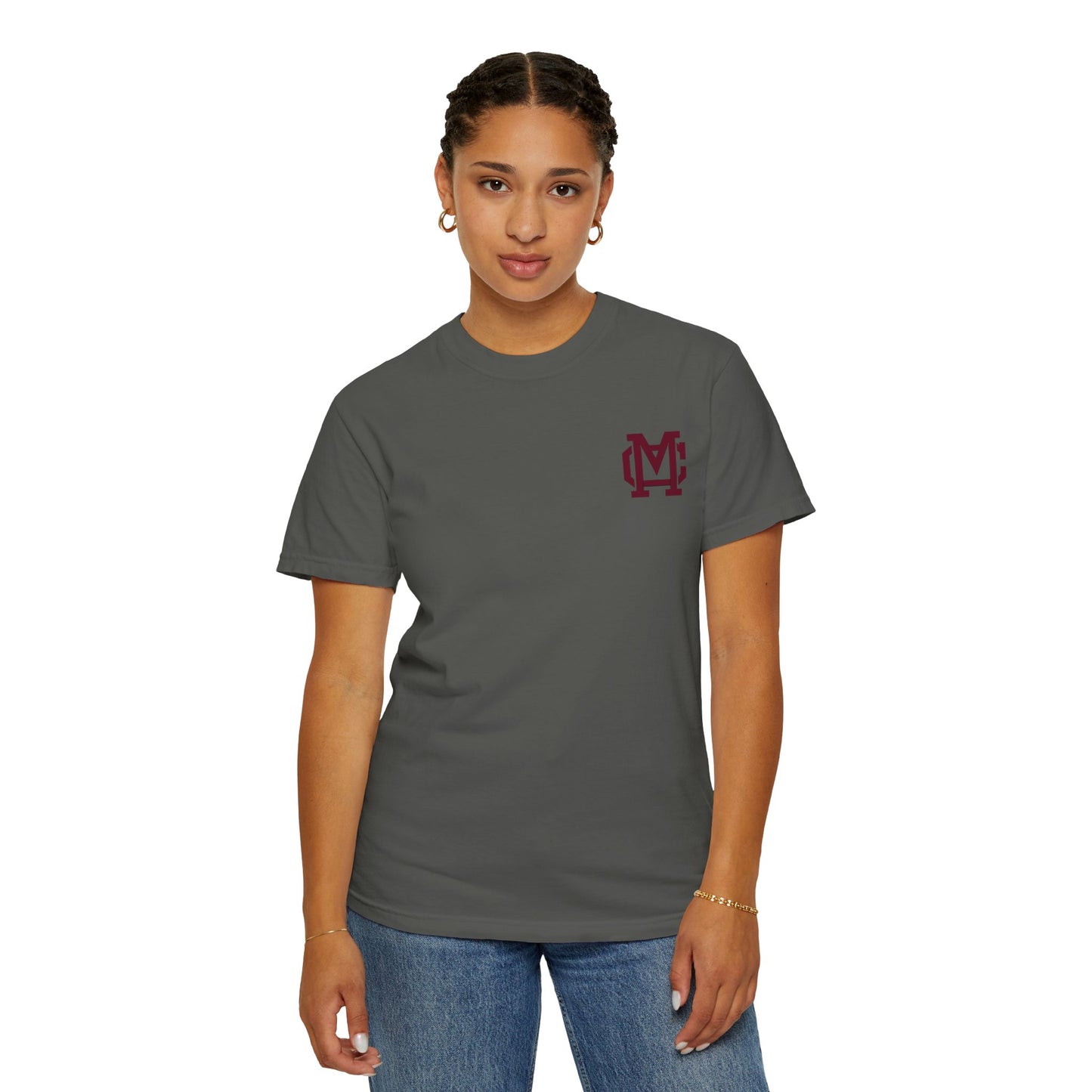 COMFORT COLORS - Cougars Mascot T‑Shirt — Munford Cougar School Spirit Tee