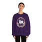 HE LEFT THE 99 WITH RIBBON FRAME ADULT SWEATSHIRT - FRONT AND BACK PRINT