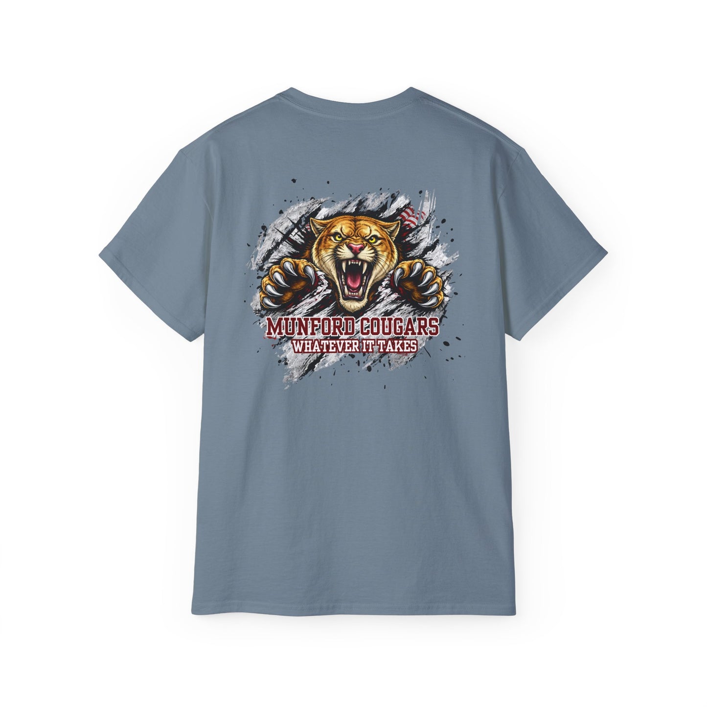 Munford Cougars Roaring Mascot T-Shirt — School Spirit Tee