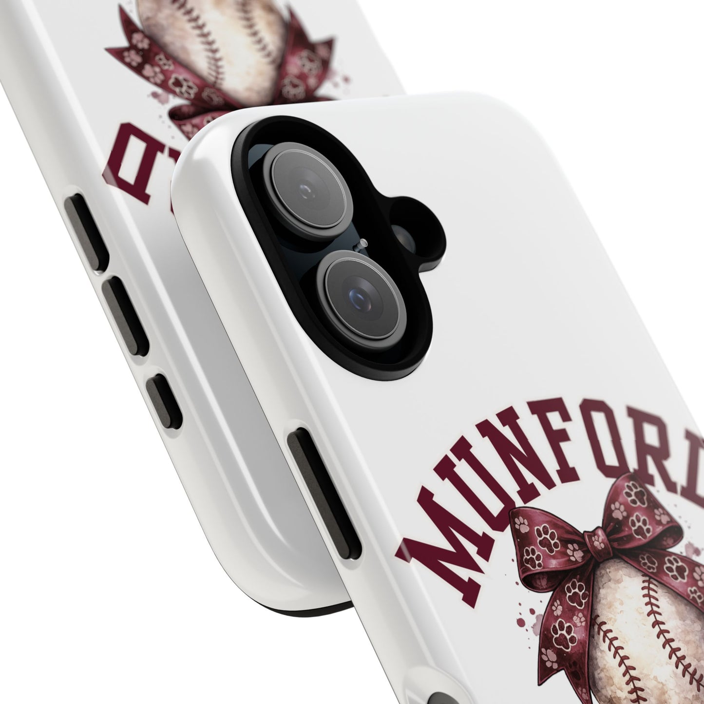 *** NEED TO PERSONALIZE THIS ? - DO NOT PURCHASE THIS ITEM - EMAIL ME @REFININGFAITHCOMPANY@GMAIL.COM - Munford Cougars Baseball Phone Case - Tough Cases Sports Team Phone Cover