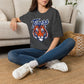 GILDAN -Tigers Graphic T-Shirt — Vintage Tiger Head Sports Tee