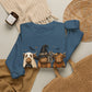 GILDAN -Halloween Dogs Crewneck Sweatshirt — Cute Witch, Ghost & Pumpkin Puppy Design