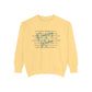 COMFORT COLORS - Peace Script Sweatshirt — Inspirational 'Peace' Typography Crewneck