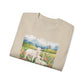 GILDAN - Lamb In Wildflowers Tee – "The Lord Is My Shepherd" Cotton T-Shirt