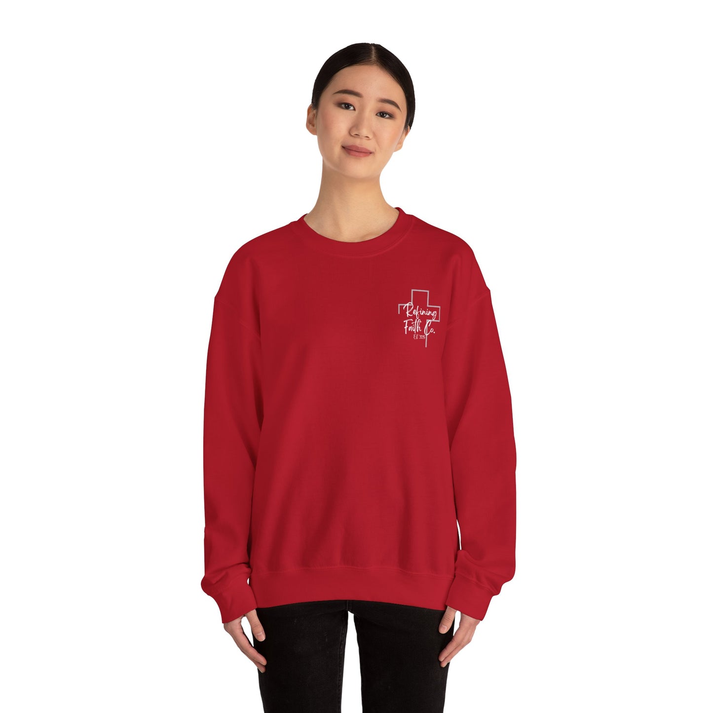 YOU ARE SO LOVED WHITE FONT ADULT SWEATSHIRT