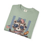 COMFORT COLORS - Patriotic Raccoon America T-Shirt