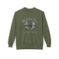GILDAN - Crewneck Sweatshirt - 'Hate Hunting Season, Goodbye Husband' Camo Bow Graphic