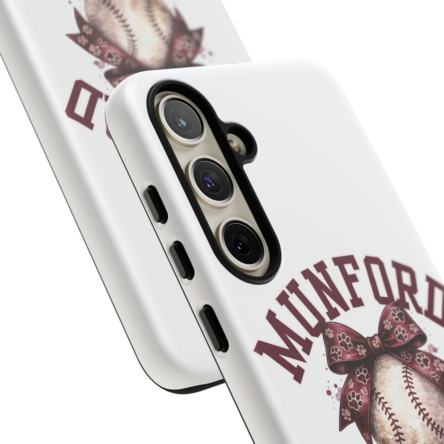 *** NEED TO PERSONALIZE THIS ? - DO NOT PURCHASE THIS ITEM - EMAIL ME @REFININGFAITHCOMPANY@GMAIL.COM - Munford Cougars Baseball Phone Case - Tough Cases Sports Team Phone Cover