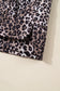 Brown Leopard Quilted Full Zipper Casual Puff Vest