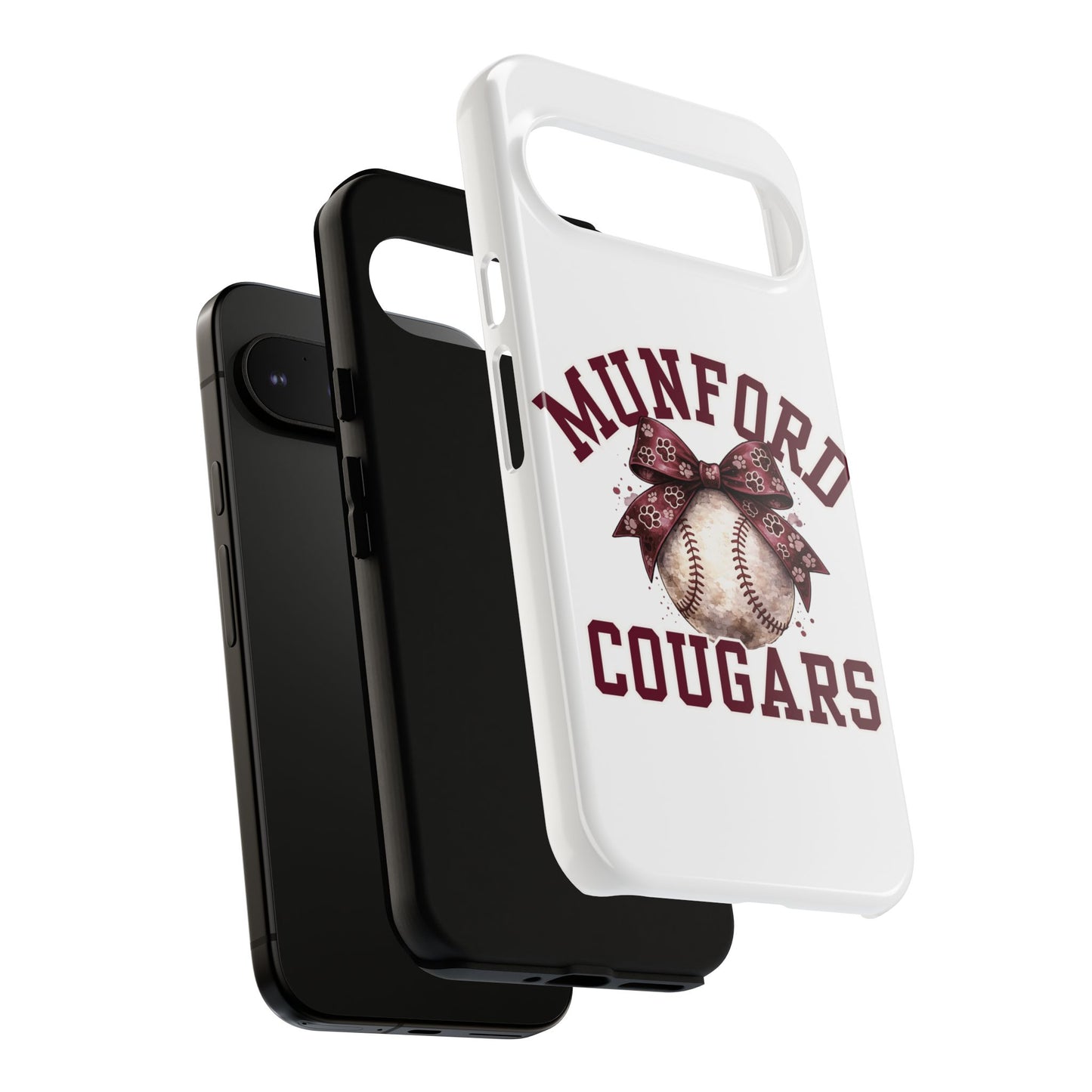*** NEED TO PERSONALIZE THIS ? - DO NOT PURCHASE THIS ITEM - EMAIL ME @REFININGFAITHCOMPANY@GMAIL.COM - Munford Cougars Baseball Phone Case - Tough Cases Sports Team Phone Cover