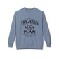 Try Jesus He’s the Man with the Plan Sweatshirt – Christian Faith Crewneck
