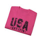 GILDAN - USA EST.1776 T-Shirt — Vintage Patriotic American Tee for 4th of July
