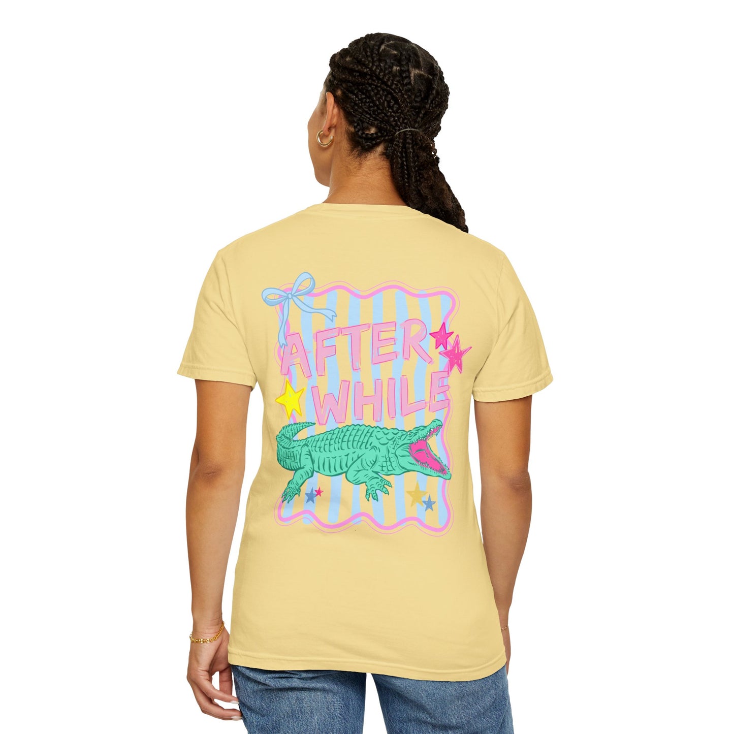COMFORT  COLORS - Later/Afterwhile Alligator T-Shirt — Retro Pastel Graphic Tee