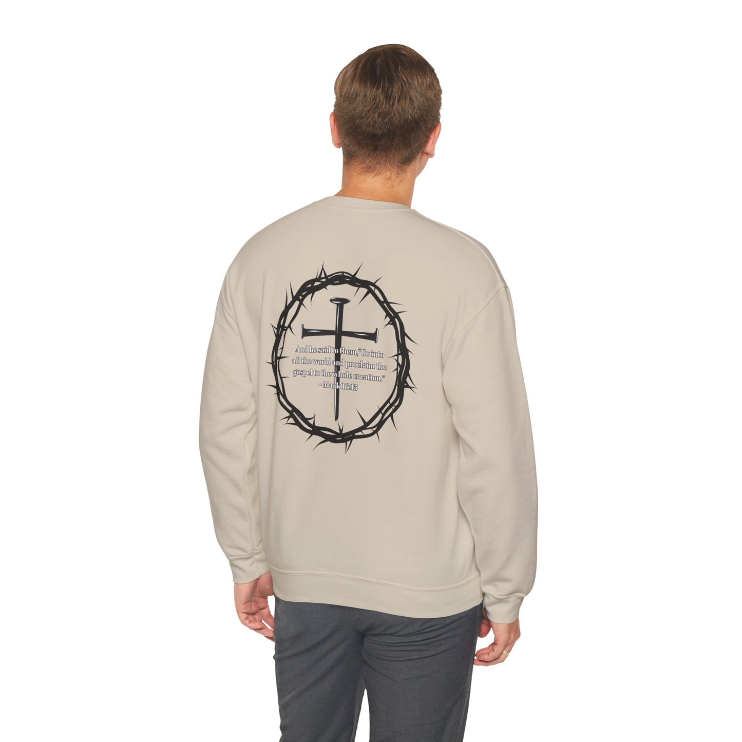 GO INTO ALL THE WORLD ADULT SWEATSHIRT