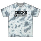 Softball Chicks Tie-Dye T-Shirt — Lime Crystal Dye
