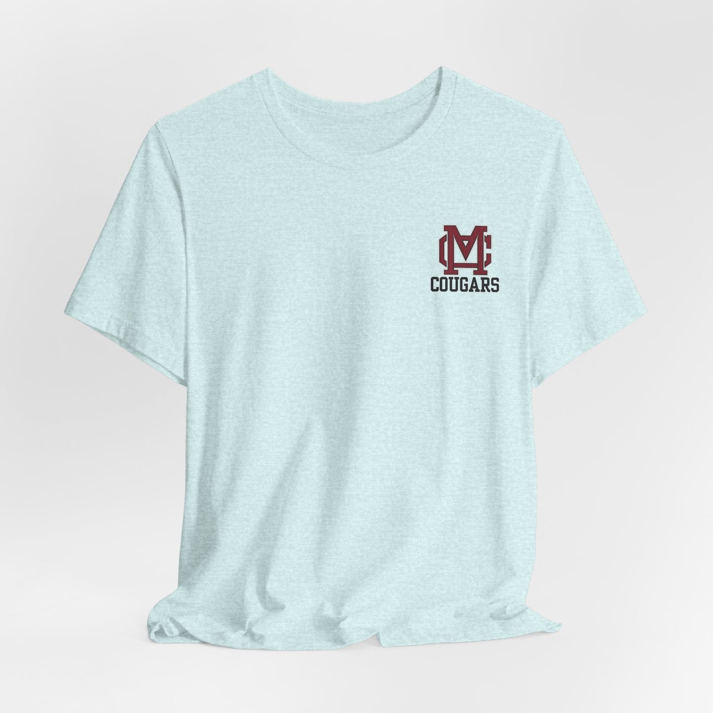 BELLA CANVAS - Cougars Vintage Mascot Tee — Retro Cougar Graphic Short Sleeve Shirt