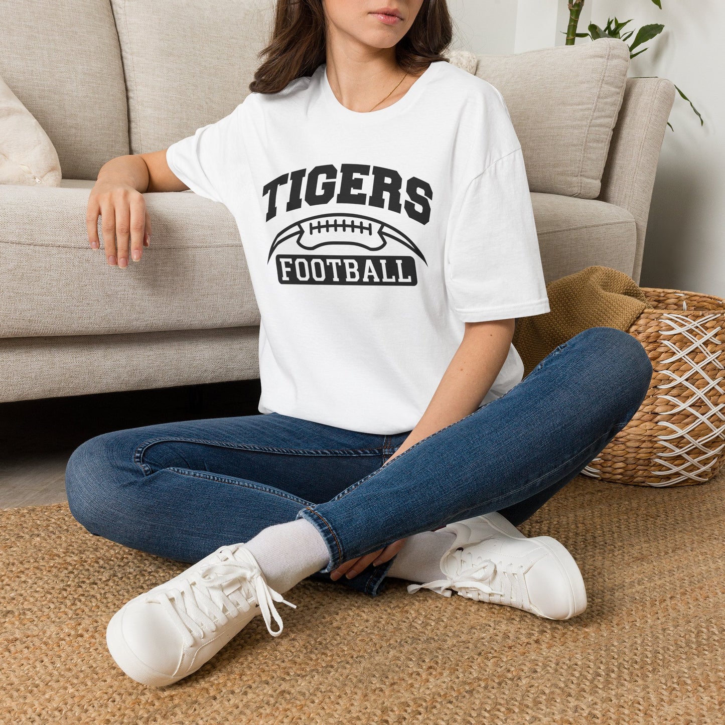 Tigers Football T-Shirt — Vintage Collegiate Football Tee