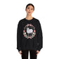 HE LEFT THE 99 WITH RIBBON FRAME ADULT SWEATSHIRT - FRONT AND BACK PRINT