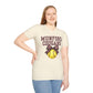 Munford Cougars Softball T-Shirt — Yellow Ball with Bow Team Tee