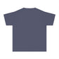 COMFORT COLORS - Easter Floral Bunny Youth Tee — 'Because He Lives'