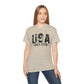 GILDAN - USA EST.1776 T-Shirt — Vintage Patriotic American Tee for 4th of July