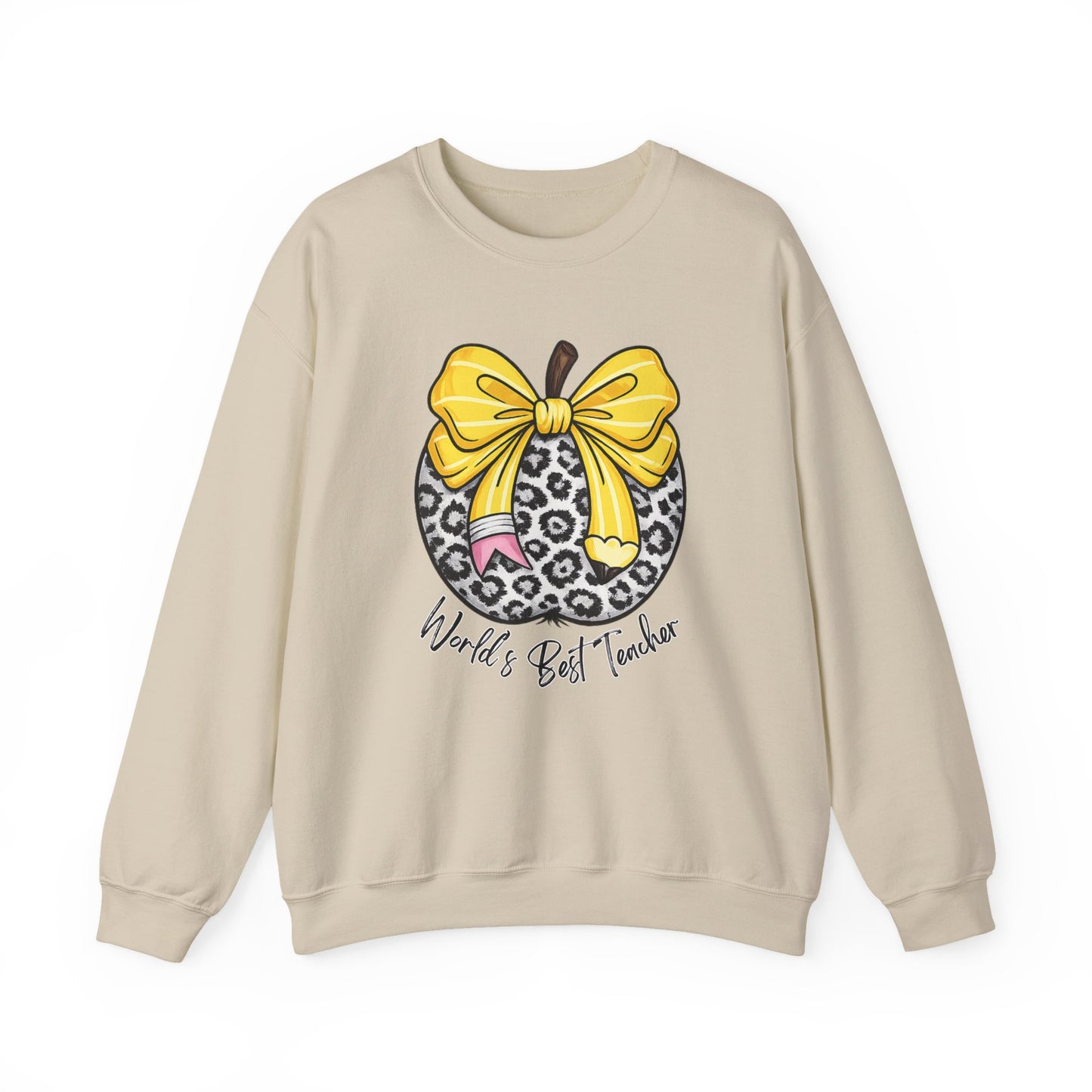 GILDAN - World's Best Teacher Unisex Heavy Blend™ Crewneck Sweatshirt